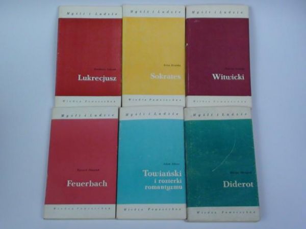 Lukrecjusz, Sokrates, Witwicki, Diderot, Feuerbach, Twiański i rozterki romantyzmu 6 książek