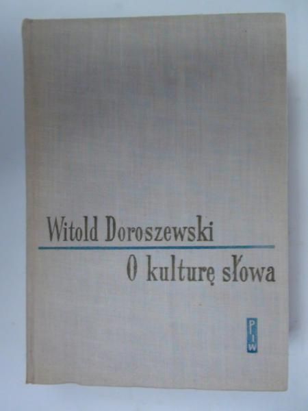 O kulturę słowa