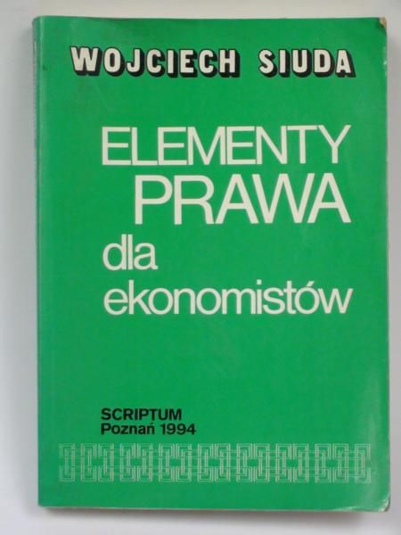 Elementy prawa dla ekonomistów