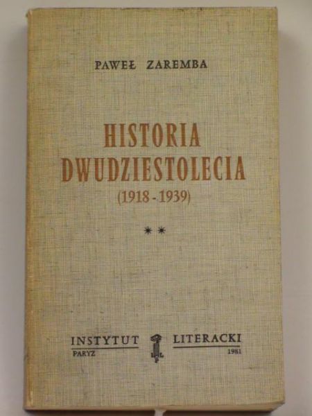 Historia dwudziestolecia (1918-1939) Tom II