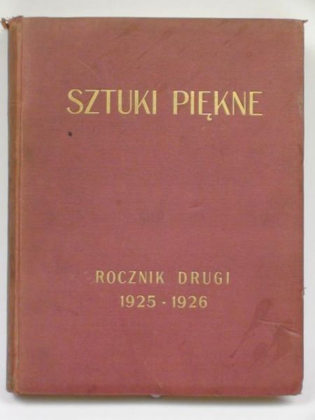 Sztuki piękne. Rocznik drugi 1925-1926