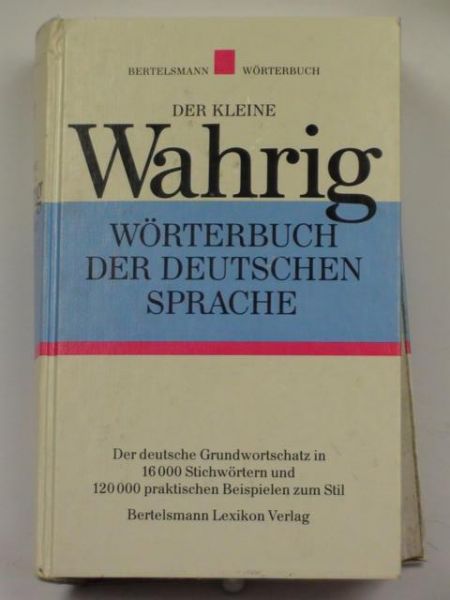 Der Kleine . Worterbuch der Deutschen Sprache