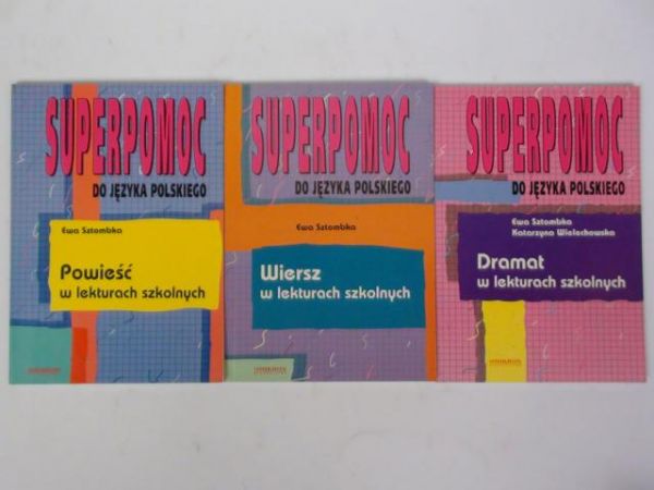 Superpomoc do języka polskiego (3 tomy)
