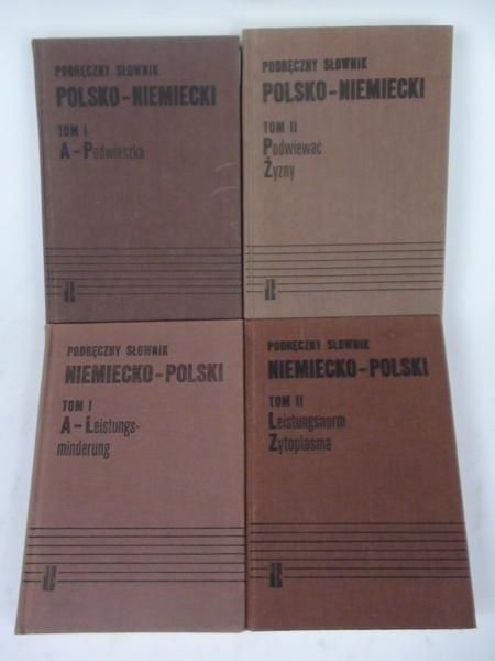 Chodera, Kubica, Bzdęga - Podręczny słownik niemiecko-polski, polsko-niemiecki, IV tomy