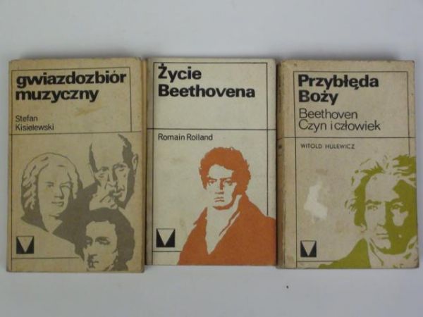 Rolland, Kisielewski,  - Seria Muzyka Moja Miłość, 3 książki