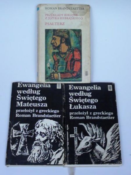 Brandstaetter - Przekłady biblijne, 3 książki