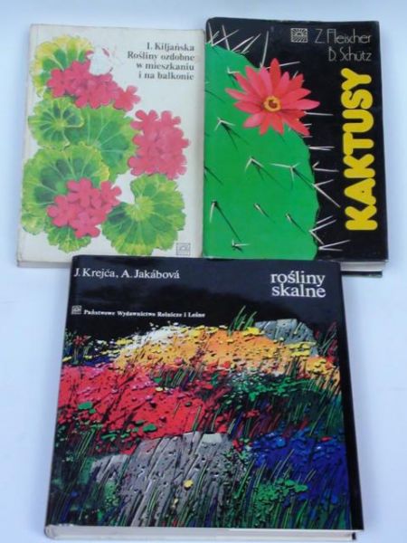 Schutz B.,  , Krejca J. - Poradniki - rośliny, kaktusy (3 książki)