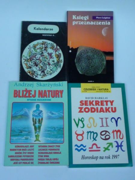 Zwoźniak Zdz., Luighini P., Harklay D.,   - Horoskopy, egzoteryka (4 książki)