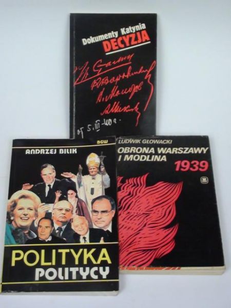 Snopkiewicz J., Głowacki L.,   - Historia Polski i świata (3 książki)