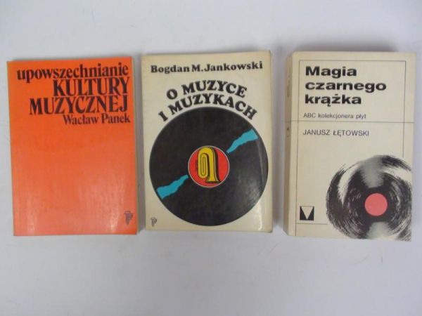 Muzyka, 3 książki: . .