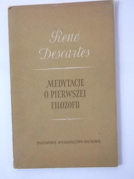 Medytacje o pierwszej filozofii