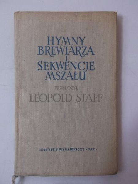 Hymny brewiarza i sekwencje mszału