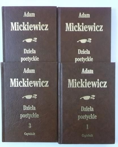 Mickiewicz Adam - Dzieła poetyckie, tomy I-IV