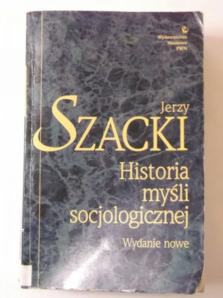 Historia myśli socjologicznej