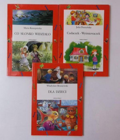 Duszyńska Julia / Konopnicka Maria / Broniewski Władysław - Kolorowy świat lektur, 3 książki