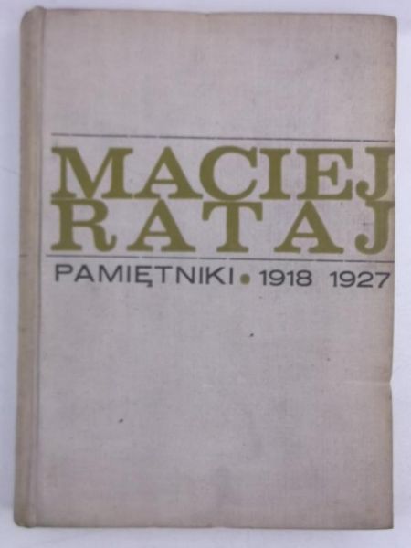 Pamiętniki 1918-1927
