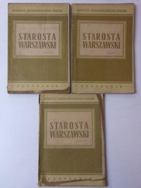 Starosta Warszawski, tomy I-III, 1948 r.