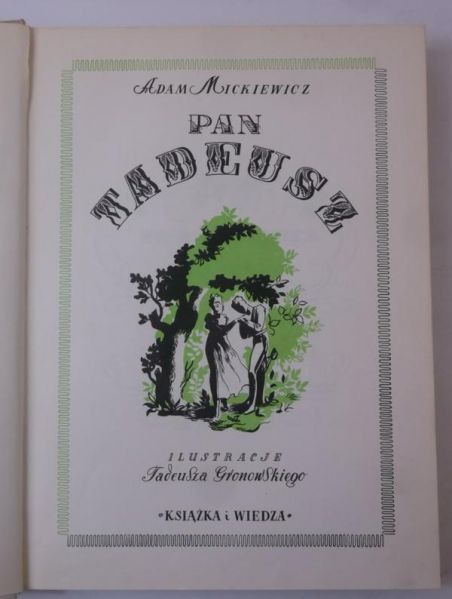 Mickiewicz Adam - Pan Tadeusz