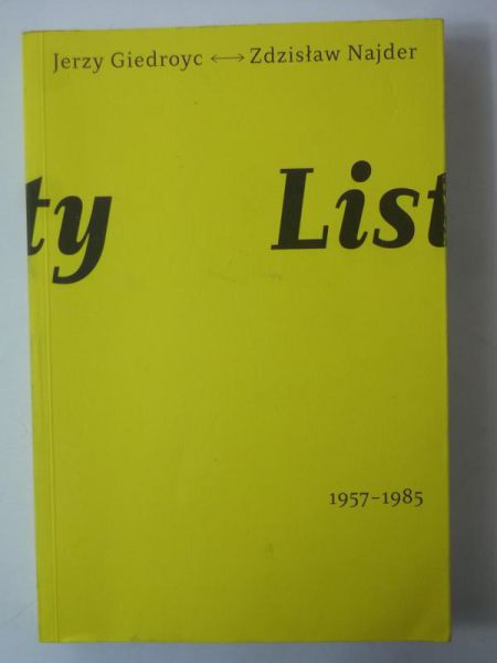 Giedroyc Jerzy - Listy  1957-1985