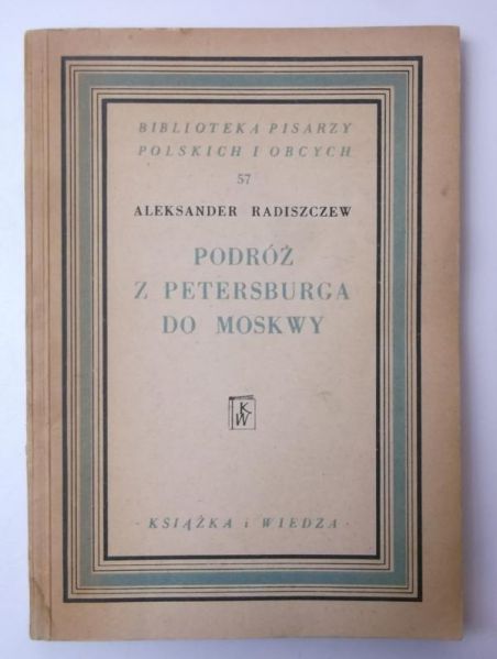 Podroż z Petersburga do Moskwy