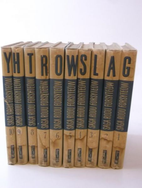 Galsworthy John  -  Saga rodu Forsyte'ów, Tomy I-X (komplet)