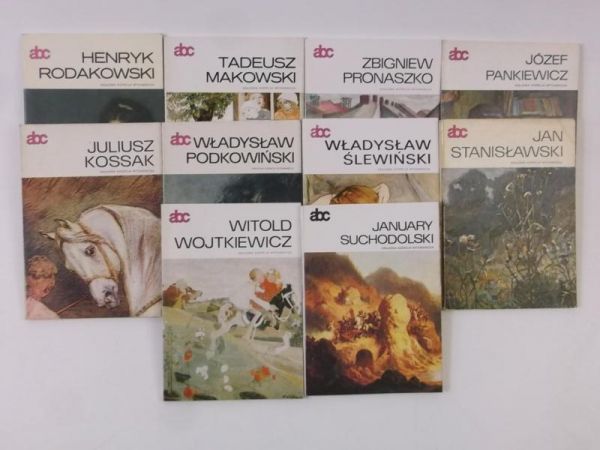 Malarstwo Polskie Monografie, 10 książek