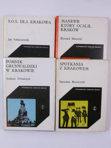 Zesztaw 4 książek o Krakowie