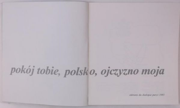 Pokój tobie Polsko, ojczyzno moja