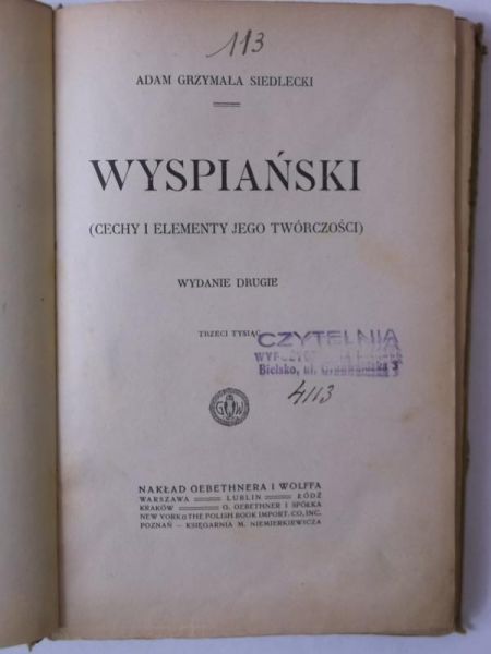 Wyspiański, ok. 1920 r.