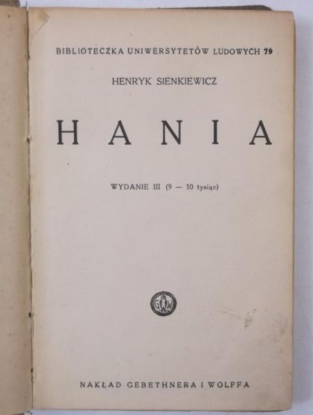 Hania, 1936 r.