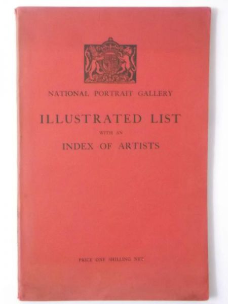 National Portrait Gallery Illustrated List of the Portraits, 1925 r.