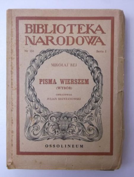 Pisma wierszem (wybór)