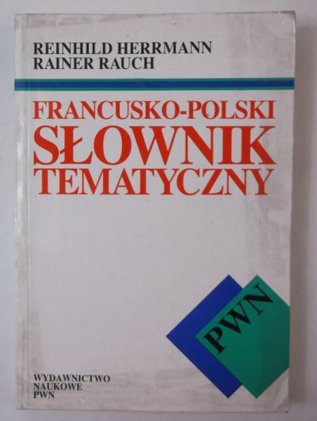 Francusko-polski słownik tematyczny
