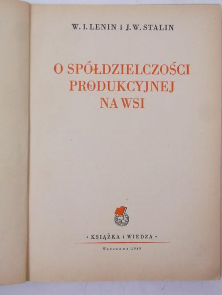 W spółdzielczości produkcyjnej na wsi, 1949 r.