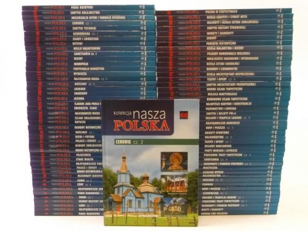 Kolekcja Nasza Polska, 90 tomów KOMPLET