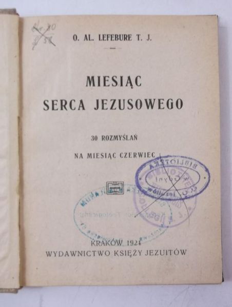 Miesiąc Serca Jezusowego, 1924 r.