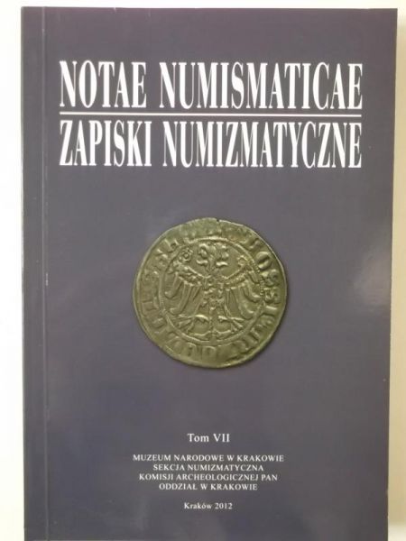 Zapiski numizmatyczne, Tom VII