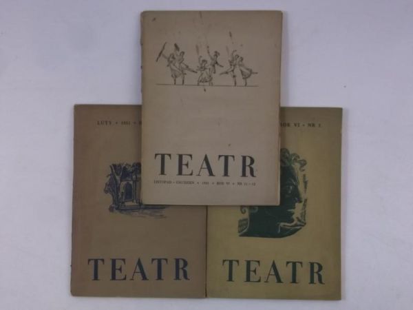 Teatr nr 1, styczeń 1951 /Teatr, nr 2, luty 1951 / Teatr, nr 11-12, listopad-grudzień 1951