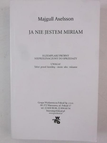 Ja nie jestem Miriam