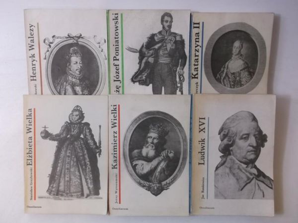 Cykl Biograficzny Ossolineum, zestaw 6 książek