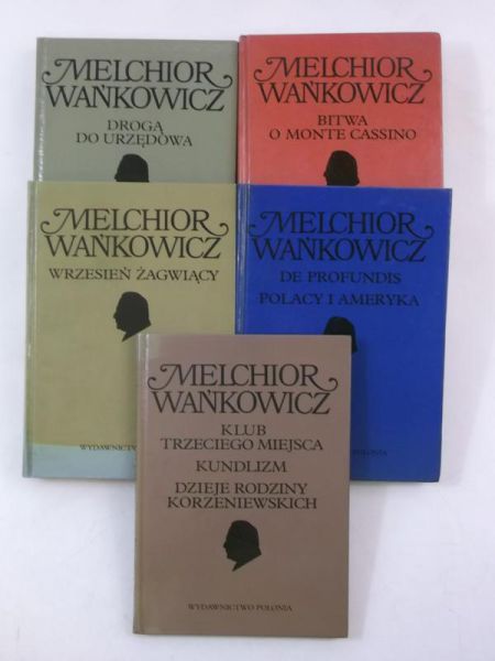 Dzieła emigracyjne, 5 książek, komplet