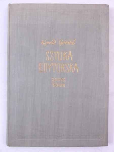 Sztuka edytorska. Zarys teorii
