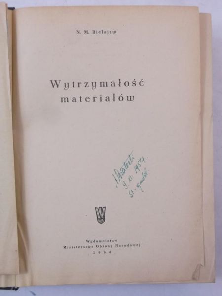 Bielajew N. M. - Wytrzymałość materiałów