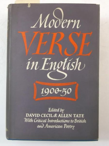Modern Verse in English 1900-50