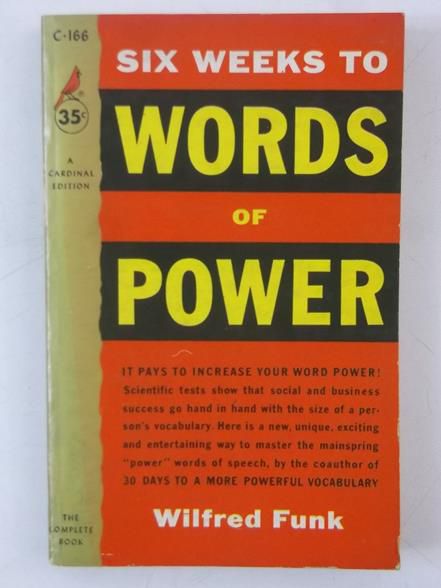Funk Wilfred - Six Weeks to Words of Power