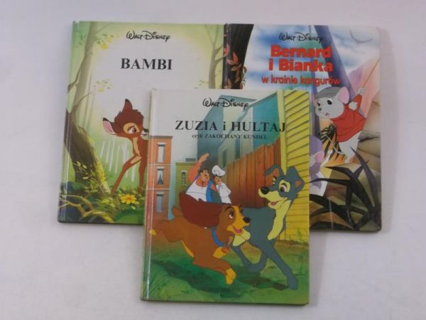 Bernard i Bianka w krainie kangurów/Zuzia i Hultaj czyli Zakochany kundel/Bambi