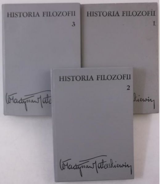 Historia filozofii, Tomy I-III