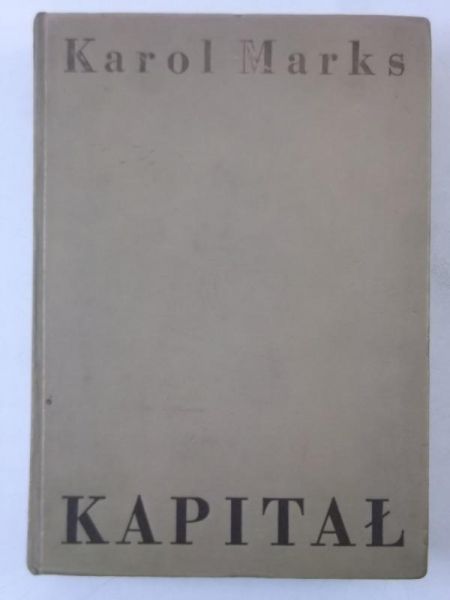 Kapitał, tom I
