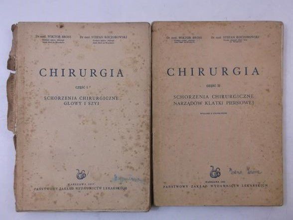 Chirurgia, cz. I i II