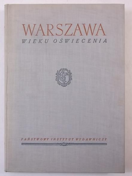 Warszawa wieku oświecenia